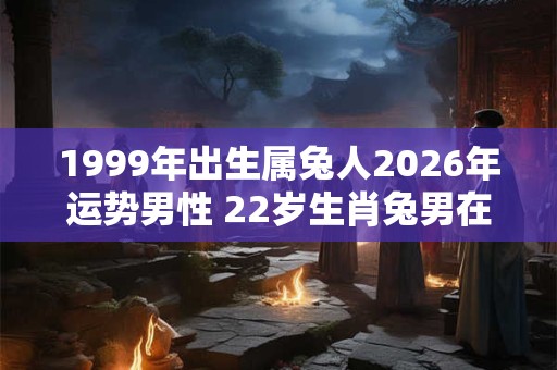 1999年出生属兔人2026年运势男性 22岁生肖兔男在2026年运气如何