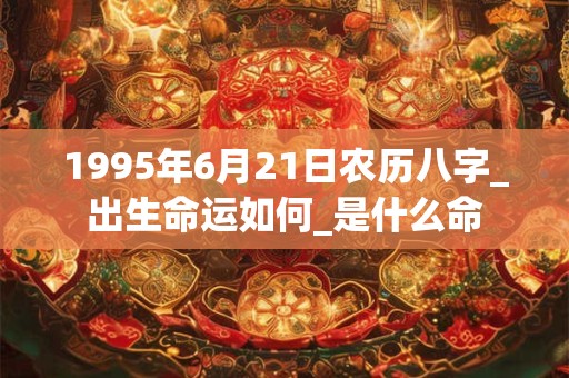 1995年6月21日农历八字_出生命运如何_是什么命