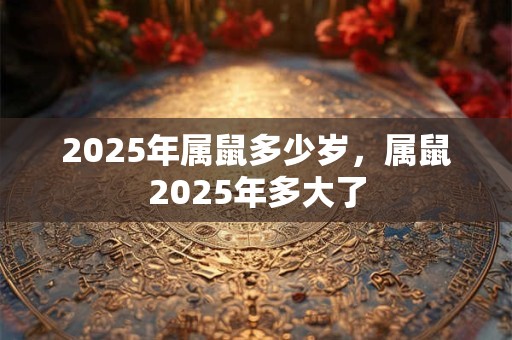 2025年属鼠多少岁，属鼠2025年多大了