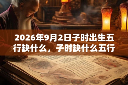 2026年9月2日子时出生五行缺什么，子时缺什么五行