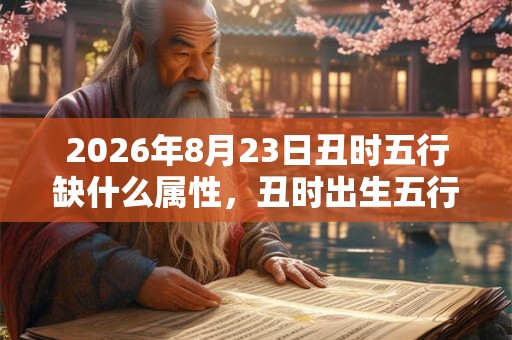 2026年8月23日丑时五行缺什么属性,丑时出生五行缺什么 2026年8月23日丑时五行缺什么属性,丑时出生五行缺什么