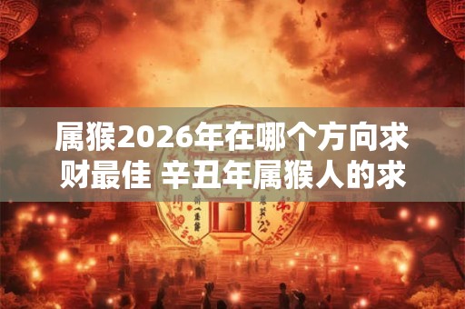 属猴2026年在哪个方向求财最佳 辛丑年属猴人的求财方位 属猴2026年在哪个方向求财最佳 辛丑年属猴人的求财方位