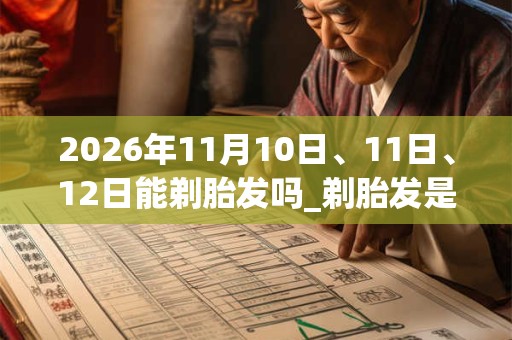 2026年11月10日、11日、12日能剃胎发吗_剃胎发是吉日吗 2026年11月10日、11日、12日能剃胎发吗_剃胎发是吉日吗