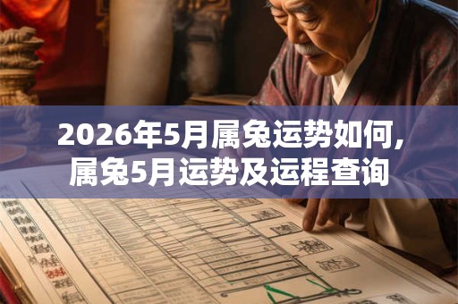 2026年5月属兔运势如何,属兔5月运势及运程查询 2026年5月属兔运势如何,属兔5月运势及运程查询