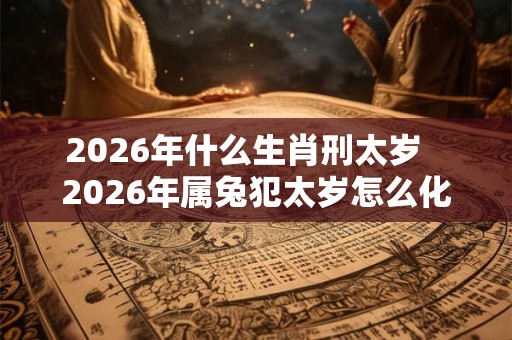 2026年什么生肖刑太岁   2026年属兔犯太岁怎么化解