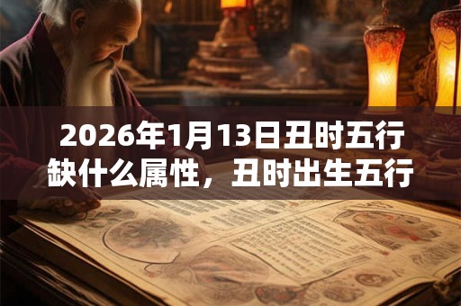 2026年1月13日丑时五行缺什么属性，丑时出生五行缺什么