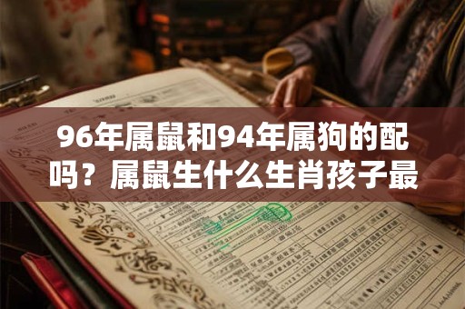 96年属鼠和94年属狗的配吗？属鼠生什么生肖孩子最旺？