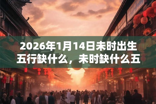 2026年1月14日未时出生五行缺什么，未时缺什么五行