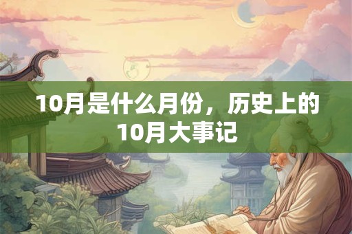 10月是什么月份,历史上的10月大事记 10月是什么月份,历史上的10月大事记
