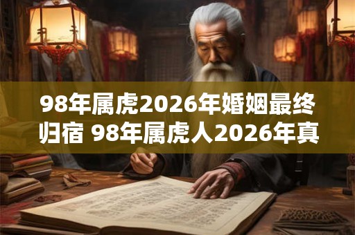 98年属虎2026年婚姻最终归宿 98年属虎人2026年真爱是谁