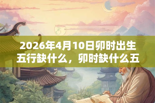 2026年4月10日卯时出生五行缺什么，卯时缺什么五行