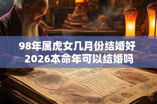 98年属虎女几月份结婚好 2026本命年可以结婚吗