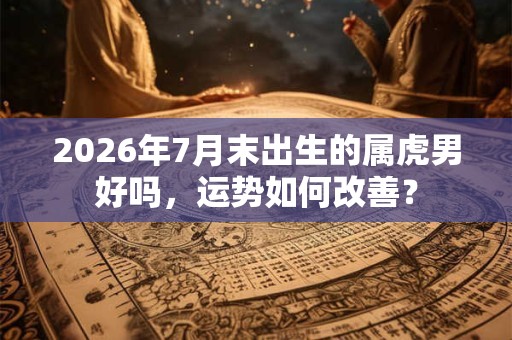 2026年7月末出生的属虎男好吗，运势如何改善？