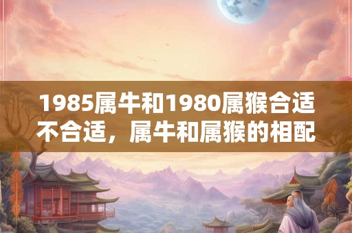 1985属牛和1980属猴合适不合适，属牛和属猴的相配不容错过