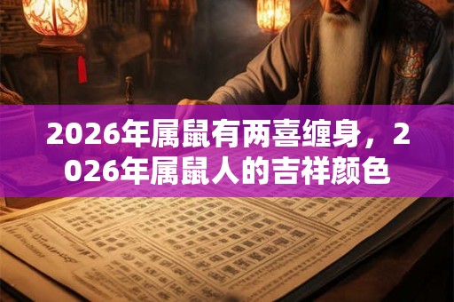 2026年属鼠有两喜缠身，2026年属鼠人的吉祥颜色