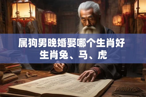 属狗男晚婚娶哪个生肖好 生肖兔、马、虎
