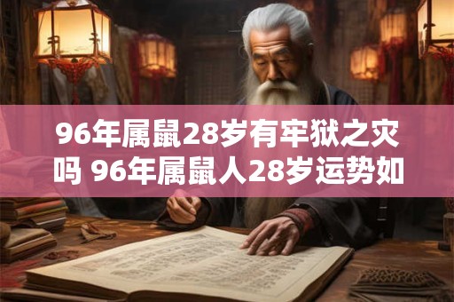 96年属鼠28岁有牢狱之灾吗 96年属鼠人28岁运势如何