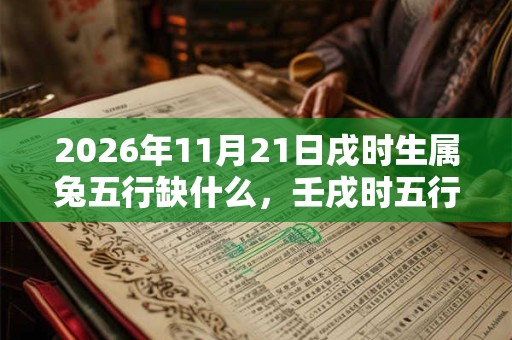2026年11月21日戌时生属兔五行缺什么，壬戌时五行缺什么