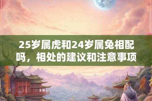25岁属虎和24岁属兔相配吗，相处的建议和注意事项