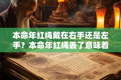 本命年红绳戴在右手还是左手?本命年红绳丢了意味着什么? 本命年红绳戴在右手还是左手?本命年红绳丢了意味着什么?