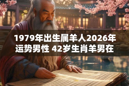1979年出生属羊人2026年运势男性 42岁生肖羊男在2026年运气如何