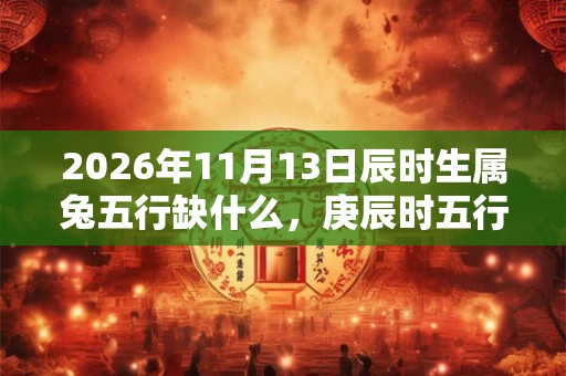 2026年11月13日辰时生属兔五行缺什么，庚辰时五行缺什么