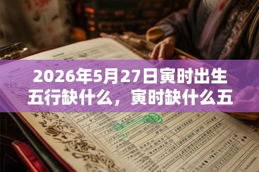 2026年5月27日寅时出生五行缺什么，寅时缺什么五行