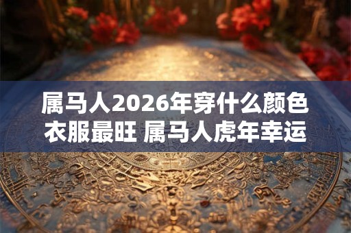 属马人2026年穿什么颜色衣服最旺 属马人虎年幸运色是什么