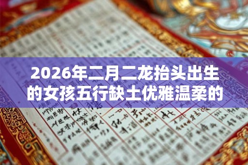 2026年二月二龙抬头出生的女孩五行缺土优雅温柔的名字精选