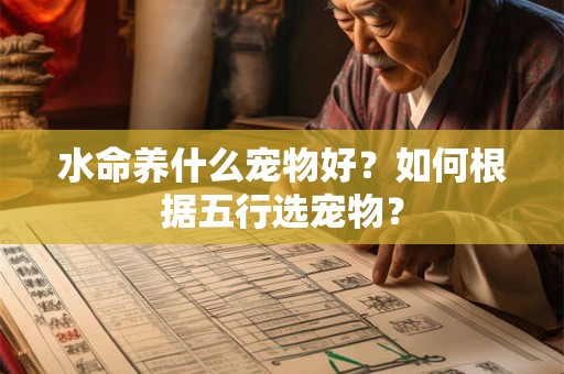 水命养什么宠物好?如何根据五行选宠物? 水命养什么宠物好?如何根据五行选宠物?
