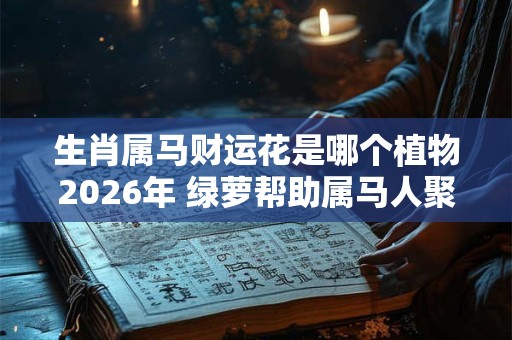 生肖属马财运花是哪个植物2026年 绿萝帮助属马人聚财