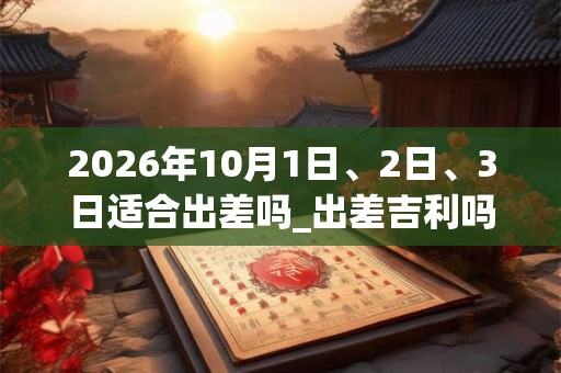 2026年10月1日、2日、3日适合出差吗_出差吉利吗