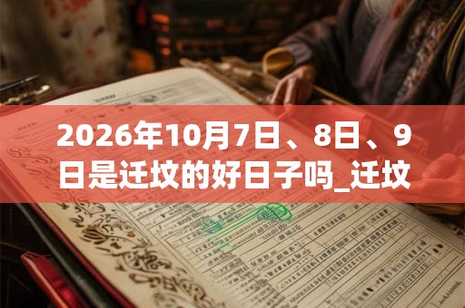 2026年10月7日、8日、9日是迁坟的好日子吗_迁坟可以吗 2026年10月7日、8日、9日是迁坟的好日子吗_迁坟可以吗