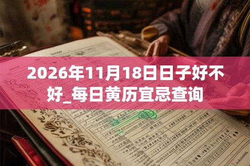 2026年11月18日日子好不好_每日黄历宜忌查询