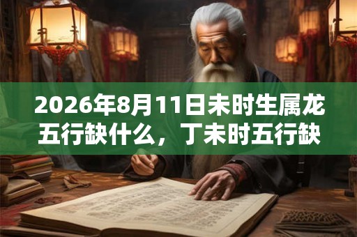 2026年8月11日未时生属龙五行缺什么,丁未时五行缺什么 2026年8月11日未时生属龙五行缺什么,丁未时五行缺什么