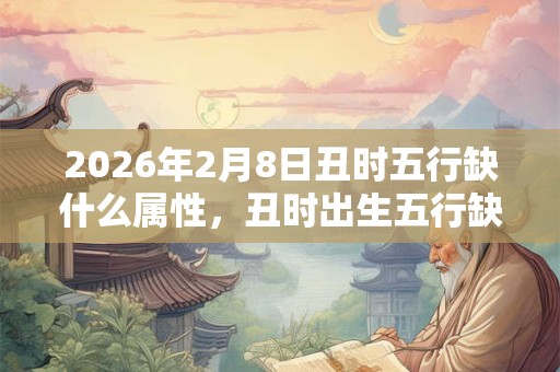 2026年2月8日丑时五行缺什么属性，丑时出生五行缺什么