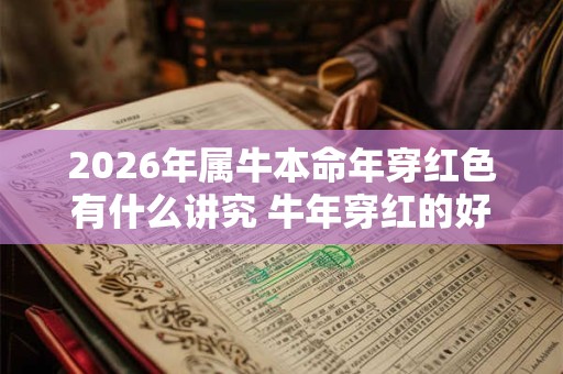 2026年属牛本命年穿红色有什么讲究 牛年穿红的好处有哪些