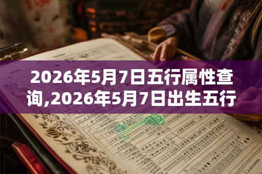 2026年5月7日五行属性查询,2026年5月7日出生五行属什么