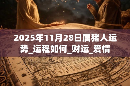 2025年11月28日属猪人运势_运程如何_财运_爱情 2025年11月28日属猪人运势_运程如何_财运_爱情