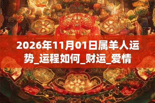 2026年11月01日属羊人运势_运程如何_财运_爱情 2026年11月01日属羊人运势_运程如何_财运_爱情