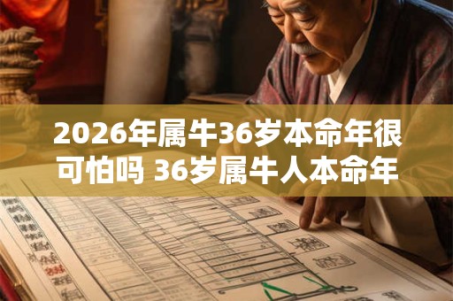 2026年属牛36岁本命年很可怕吗 36岁属牛人本命年要注意什么 2026年属牛36岁本命年很可怕吗 36岁属牛人本命年要注意什么