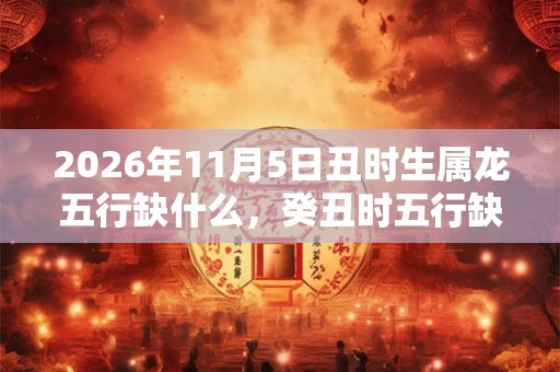 2026年11月5日丑时生属龙五行缺什么，癸丑时五行缺什么
