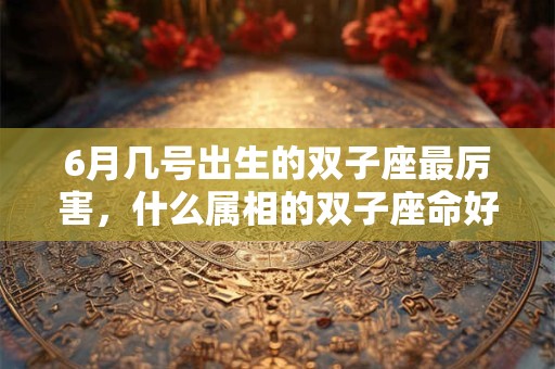 6月几号出生的双子座最厉害,什么属相的双子座命好? 6月几号出生的双子座最厉害,什么属相的双子座命好?