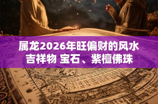 属龙2026年旺偏财的风水吉祥物 宝石、紫檀佛珠