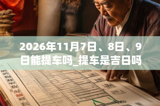 2026年11月7日、8日、9日能提车吗_提车是吉日吗