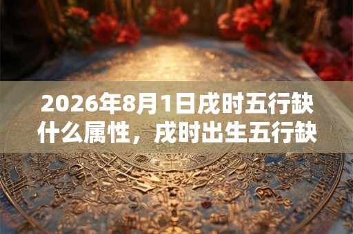 2026年8月1日戌时五行缺什么属性,戌时出生五行缺什么 2026年8月1日戌时五行缺什么属性,戌时出生五行缺什么