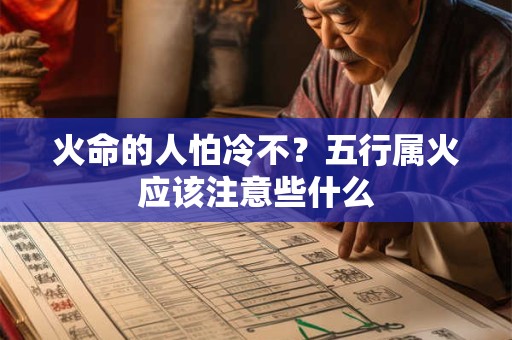 火命的人怕冷不？五行属火应该注意些什么