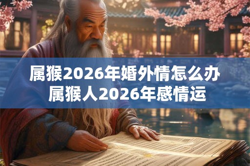 属猴2026年婚外情怎么办 属猴人2026年感情运 属猴2026年婚外情怎么办 属猴人2026年感情运