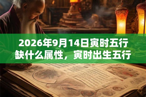 2026年9月14日寅时五行缺什么属性，寅时出生五行缺什么