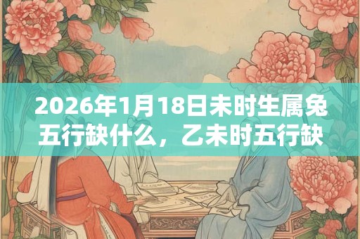 2026年1月18日未时生属兔五行缺什么，乙未时五行缺什么